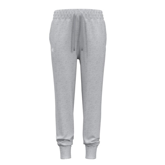 Under Armour UA Women's Rival Fleece Joggers Logo Sweatpants Gray Size XST New - Picture 1 of 14
